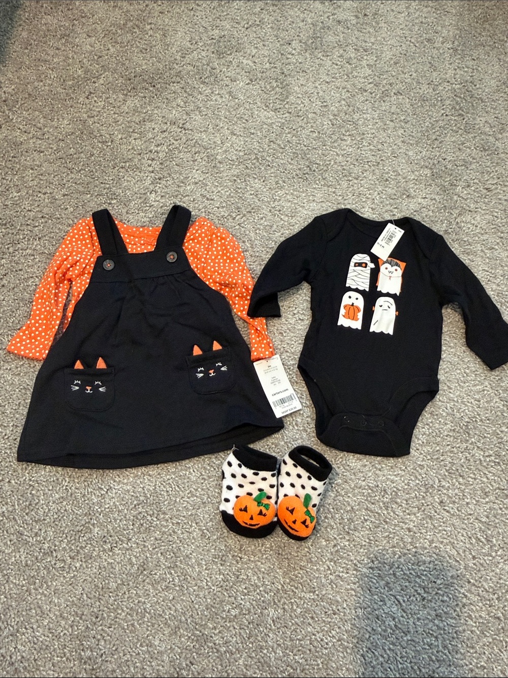 Halloween Baby Girls Outfits and Socks
